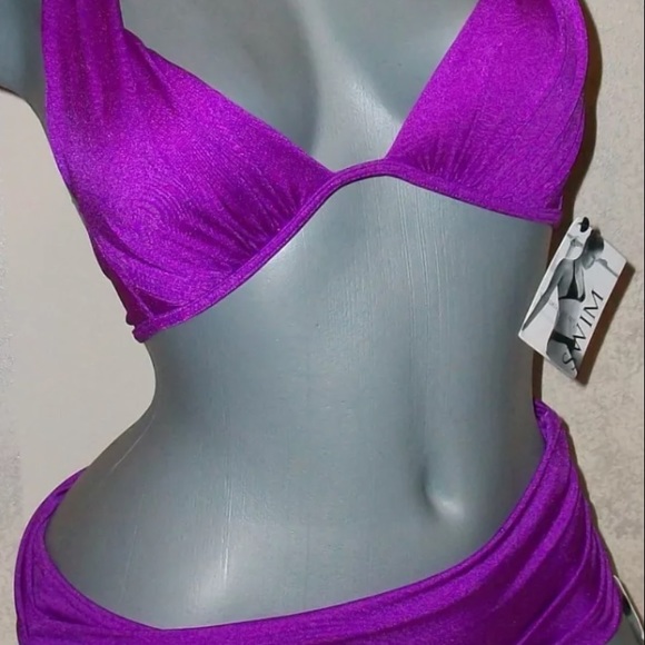 Victoria’s Secret Purple Satin Bikini size Small - Picture 2 of 5